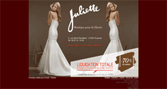 Desktop Screenshot of juliette-mariee.com